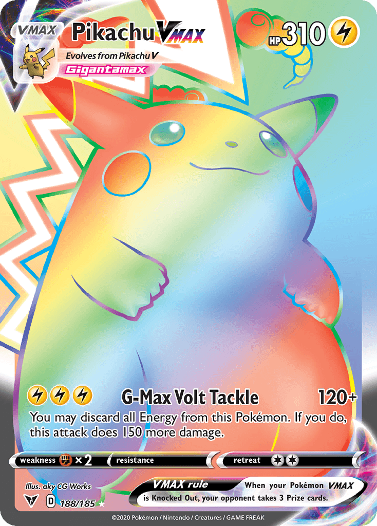 Pikachu VMAX 188/185